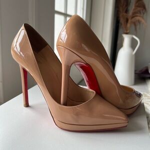 Nude Christian Louboutin shoes